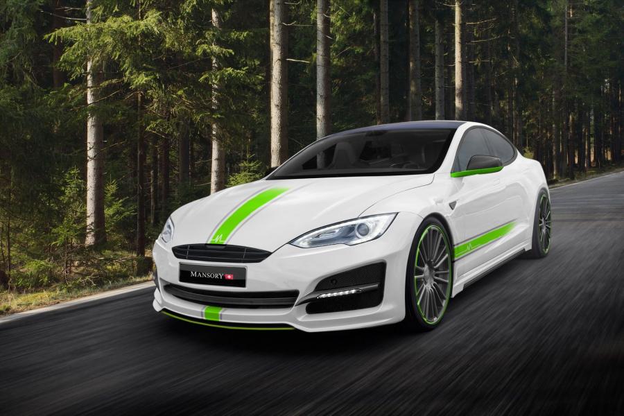Tesla Model S by Mansory '2015